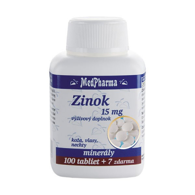 Zinok 15 mg, 107 tbl
