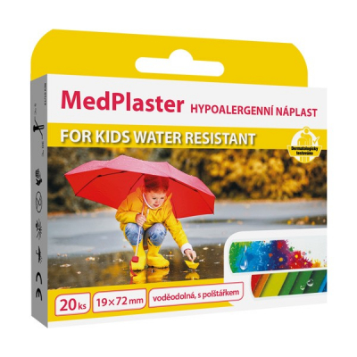 MedPlaster Náplasť FOR KIDS WATER RESISTANT, 20 ks