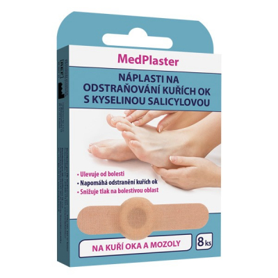 MedPlaster Náplasť NA KURIE OKÁ A MOZOLE, 8 ks