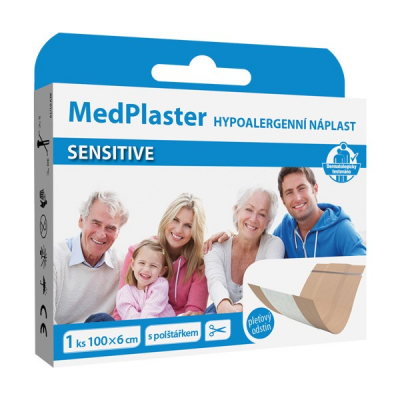 MedPlaster Náplasť SENSITIVE, 100 x 6 cm