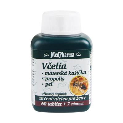 Včelia materská kašička + propolis + peľ, 67 tbl