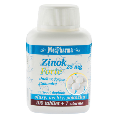 Zinok 25 mg FORTE, 107 tbl