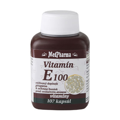 Vitamín E 100, 107 kpsl