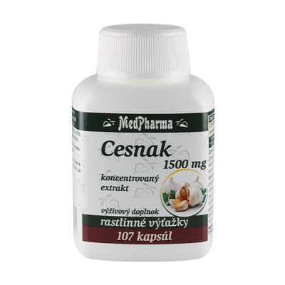 Cesnak 1500 mg, 107 kaps.