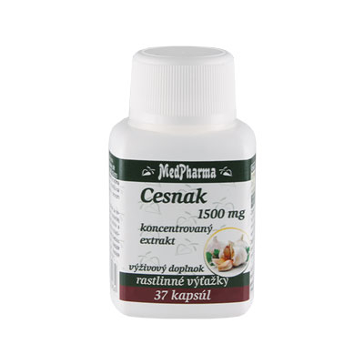Cesnak 1500 mg, 37 kaps.