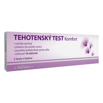 Tehotenský test KOMFORT, 1 x 2 ks