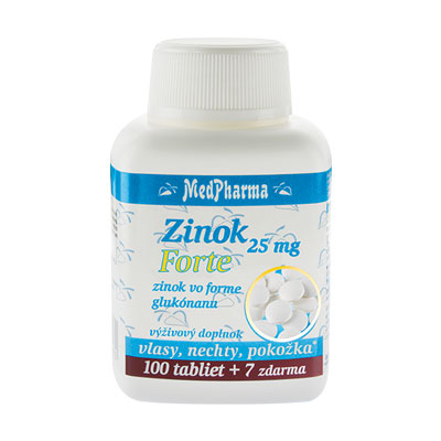 Zinok 25 mg FORTE, 107 tbl