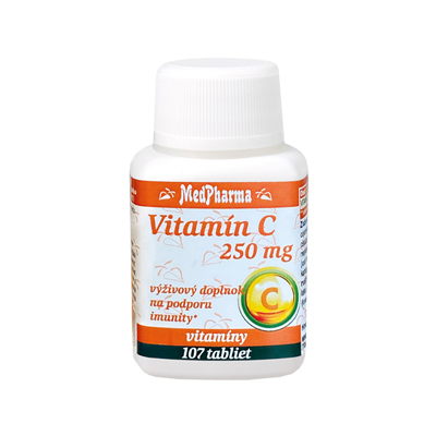 Vitamín C 250 mg, 107 tbl