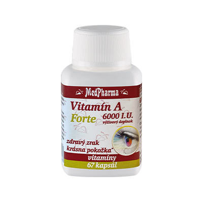PRIPRAVUJEME / Vitamín A 6000 I.U. Forte, 67 kaps.
