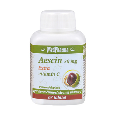 Aescin 30 mg Extra vitamín C, 67 tbl