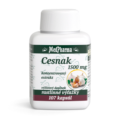 Cesnak 1500 mg, 107 kaps.