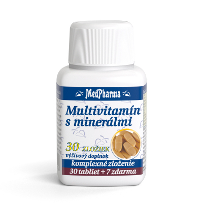 Multivitamín s minerálmi 30 zložiek, 37 tbl