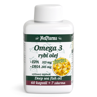 Omega 3 rybí olej Forte, 67 kpsl