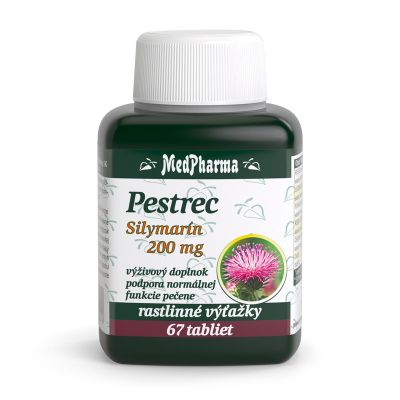 Pestrec Silymarín 200 mg, 67 tbl.