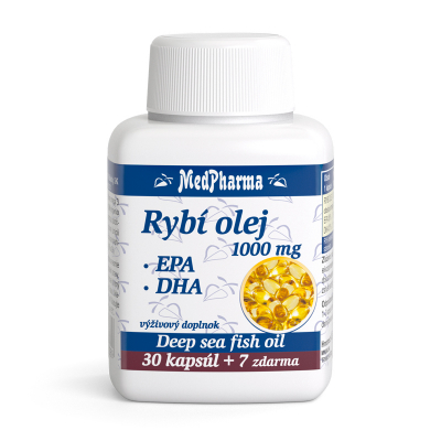 Rybí olej 1000 mg - EPA + DHA, 37 kpsl