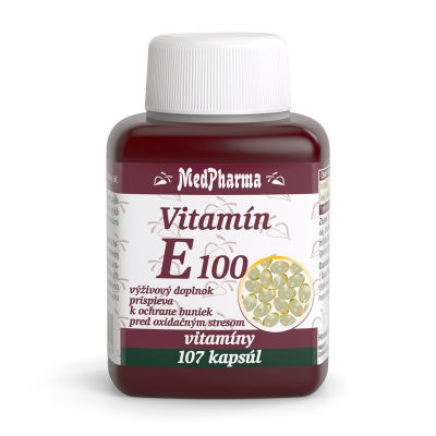 Vitamín E 100, 107 kpsl
