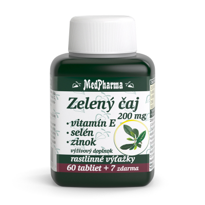 Zelený čaj 200 mg, 67 tbl