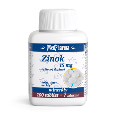 Zinok 15 mg, 107 tbl