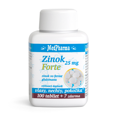 Zinok 25 mg FORTE, 107 tbl