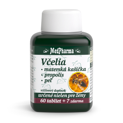 Včelia materská kašička + propolis + peľ, 67 tbl