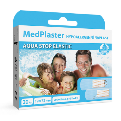 MedPlaster Náplasť AQUA STOP ELASTIC, 20 ks