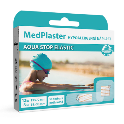 MedPlaster Náplasť AQUA STOP ELASTIC, 12+8 ks