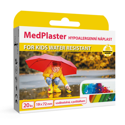 MedPlaster Náplasť FOR KIDS WATER RESISTANT, 20 ks