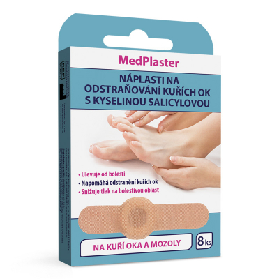 MedPlaster Náplasť NA KURIE OKÁ A MOZOLE, 8 ks