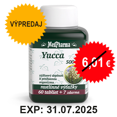 Výpredaj – Yucca 500 mg, 67 tbl.