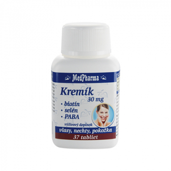 E-shop Kremík 30 mg + Biotín + Selén + PABA, 37 tbl